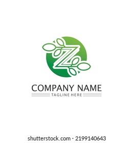 Ilustración vectorial de diseño de letras Z y logotipo Z