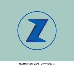 Z Letter Logo  Design. Z Logo vector artwork design Concept idea. Z typography symbols logo design