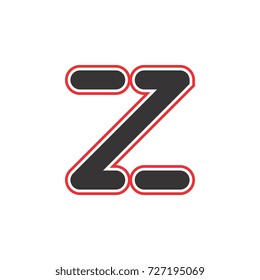 Z letter logo design vector