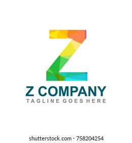 Z letter logo design vector template