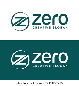 Z letter logo design Zero logo Design Z Brand vector illustration