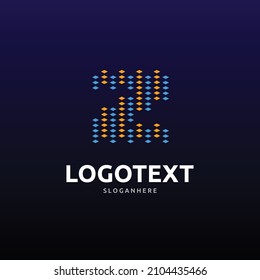 Z letter logo, Z equalizer logo, Z letter logo
