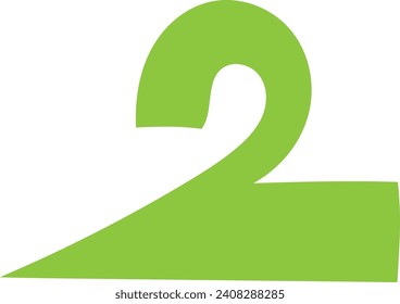 Z Letter Logo. Green Color. - Vector