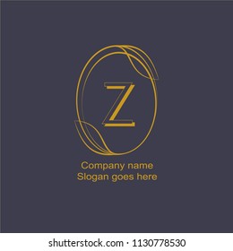 Z letter logo icon design template elements. Vintage can be used for office, agency, brand, business card, restaurant, boutique, hotel. Vector illustration.