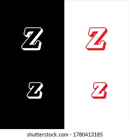 Z letter logo icon design with small and capital letter