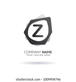 Z Letter logo icon. Modern black white design for creative use. Vector illustration