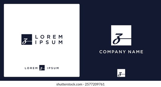 Z Letter Logo and icon stylish and modern, vector editable