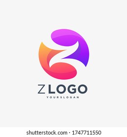 z letter logo logotype brand