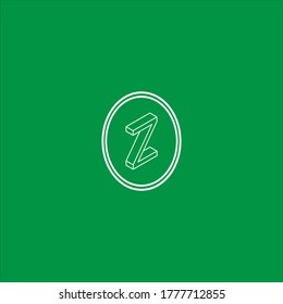 Diseño monográfico del logotipo de la letra Z