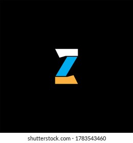 Diseño monográfico del logotipo de la letra Z