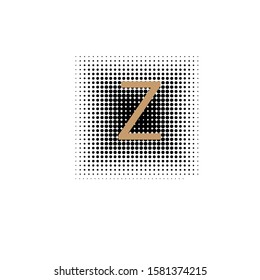 Z letter logo with nice background.Z letter icon