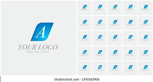 A to z letter logo. Sophisticated, luxury, premium, elite and minimal. Brand Identity design concept. Corporate logo design template. Suitable for hotel, restaurant, boutique, fashion.