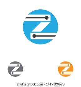 Z  Letter Logo Template vector icon illustration design