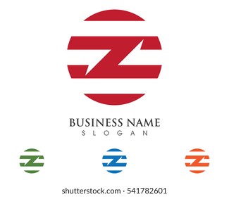 Z Letter Logo template vector icon design