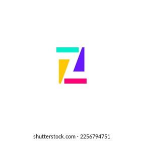 Z Letter Logo Usable Vector Template Abstract Monogram Symbol 