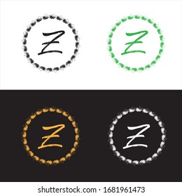 Diseño vectorial de logotipo de letra Z