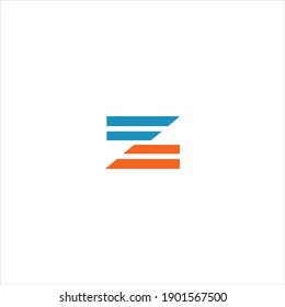 Z letter logo vector design on white color background. z icon