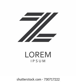 Z Letter Logo. Vector Icon
