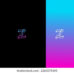 Z Letter Logo Vector Template Abstract Monogram Symbol 