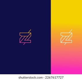 Z-Letter-Logo, Vektor-Vorlage abstraktes Monogramm-Symbol 