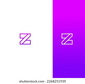 Z Letter Logo Vector Template Abstract Monogram Symbol 