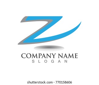 Z letter logos Template