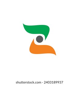 Z letter medical symbol vector logo design