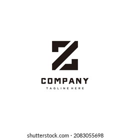Z Letter minimalist Logo design icon vector concept