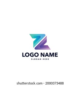 letra z diseño de logotipo moderno