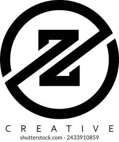 Z letter modern logo design