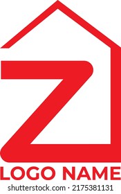 Z letter realty logo, property vector logo, Z initial