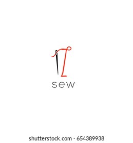 Z letter sew logo vector