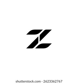 Z letter simple and minimal logo design