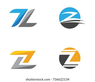 Z Letter vector illustration icon Logo Template design