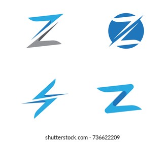 Z Letter vector illustration icon Logo Template design