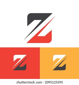 z letter vector logo design