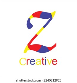 diseño de logotipo vectorial de letra z