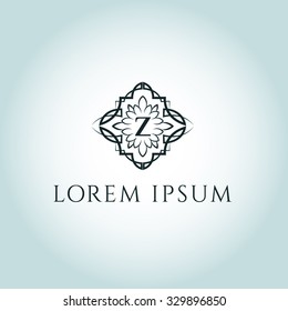 Z letter vector logo template (sign, symbol, emblem, ornament)