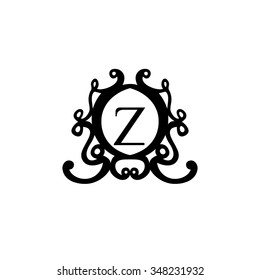 Z letter vector logo template (sign, symbol, emblem, ornament)