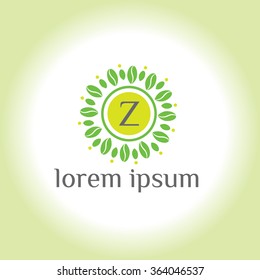 Z letter vector logo template (sign, symbol, emblem, ornament)