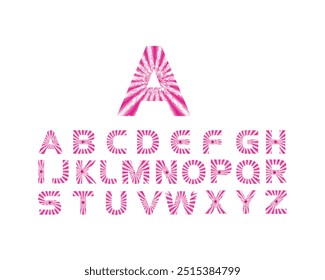 a to z letters in vector