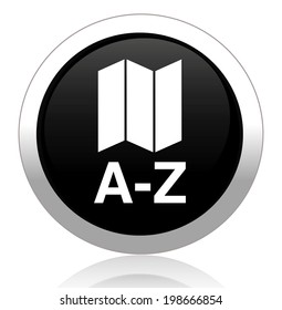 a to z list icon / button