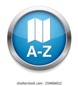 a to z list icon / button