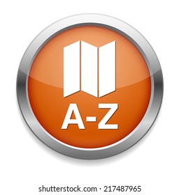 a to z list icon / button
