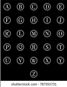A to Z logo with black background