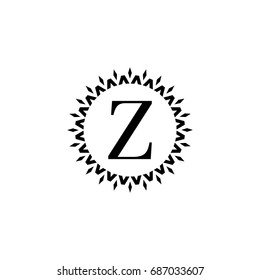 z logo black color