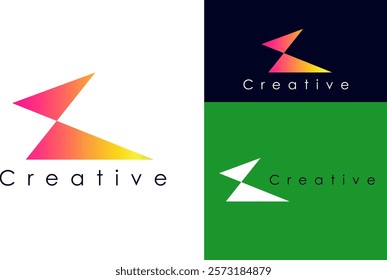 z logo, Colorful Letter Z Vector Logo Design