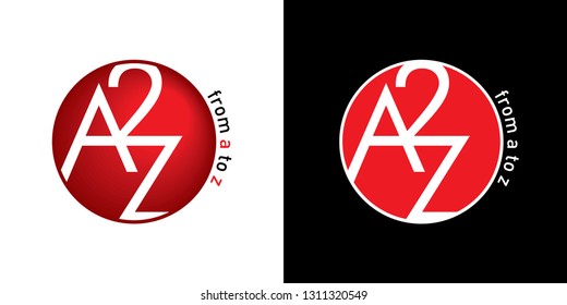 A to Z logo concept