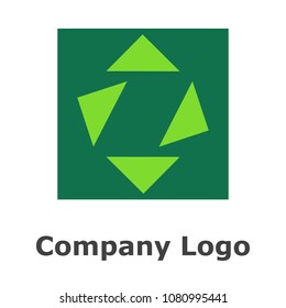 Z logo concept in green colour