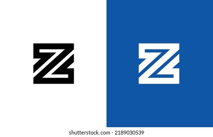 símbolo vectorial del icono de diseño del logotipo z 